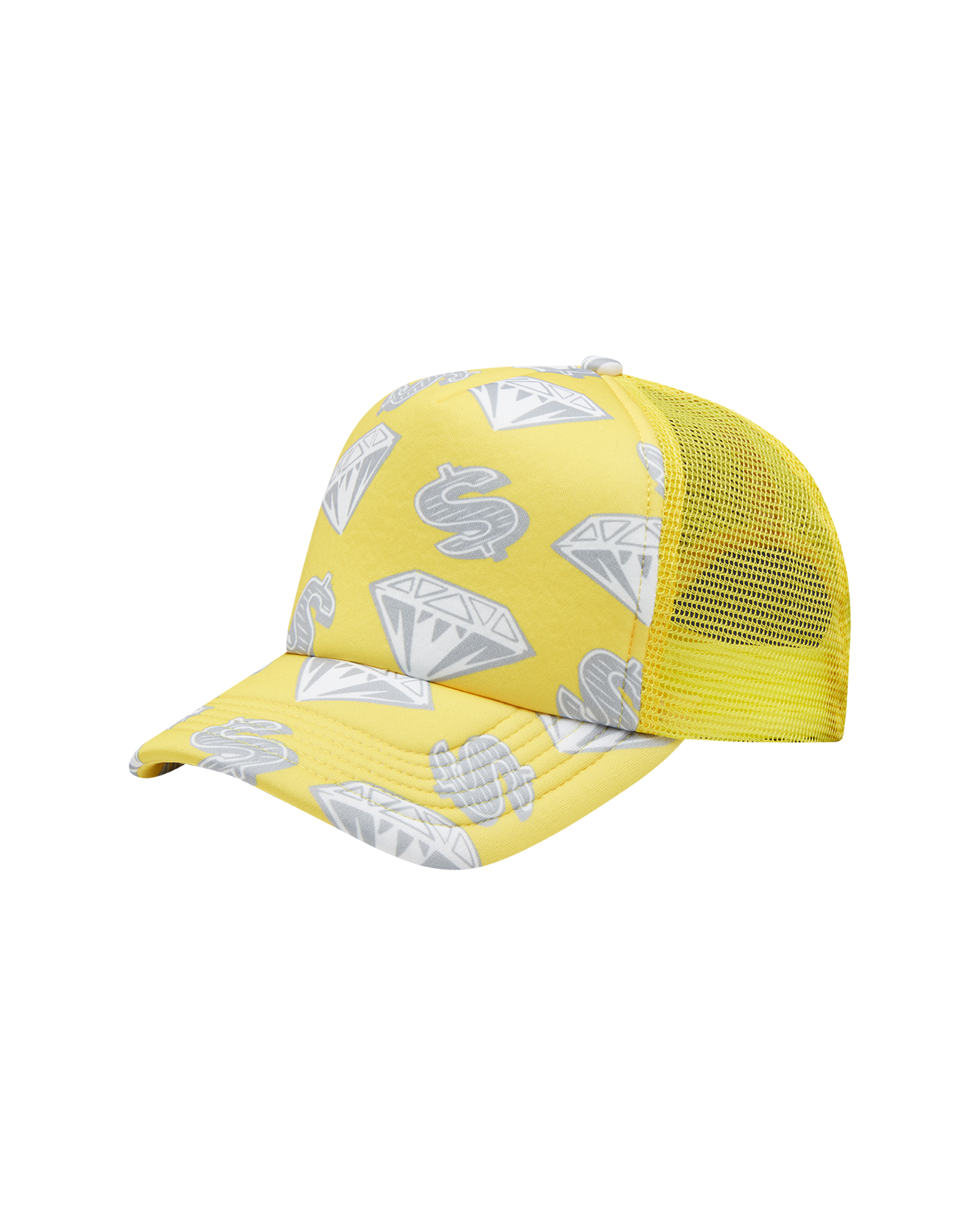 Diamonds & Dollars Snapback Trucker Hat