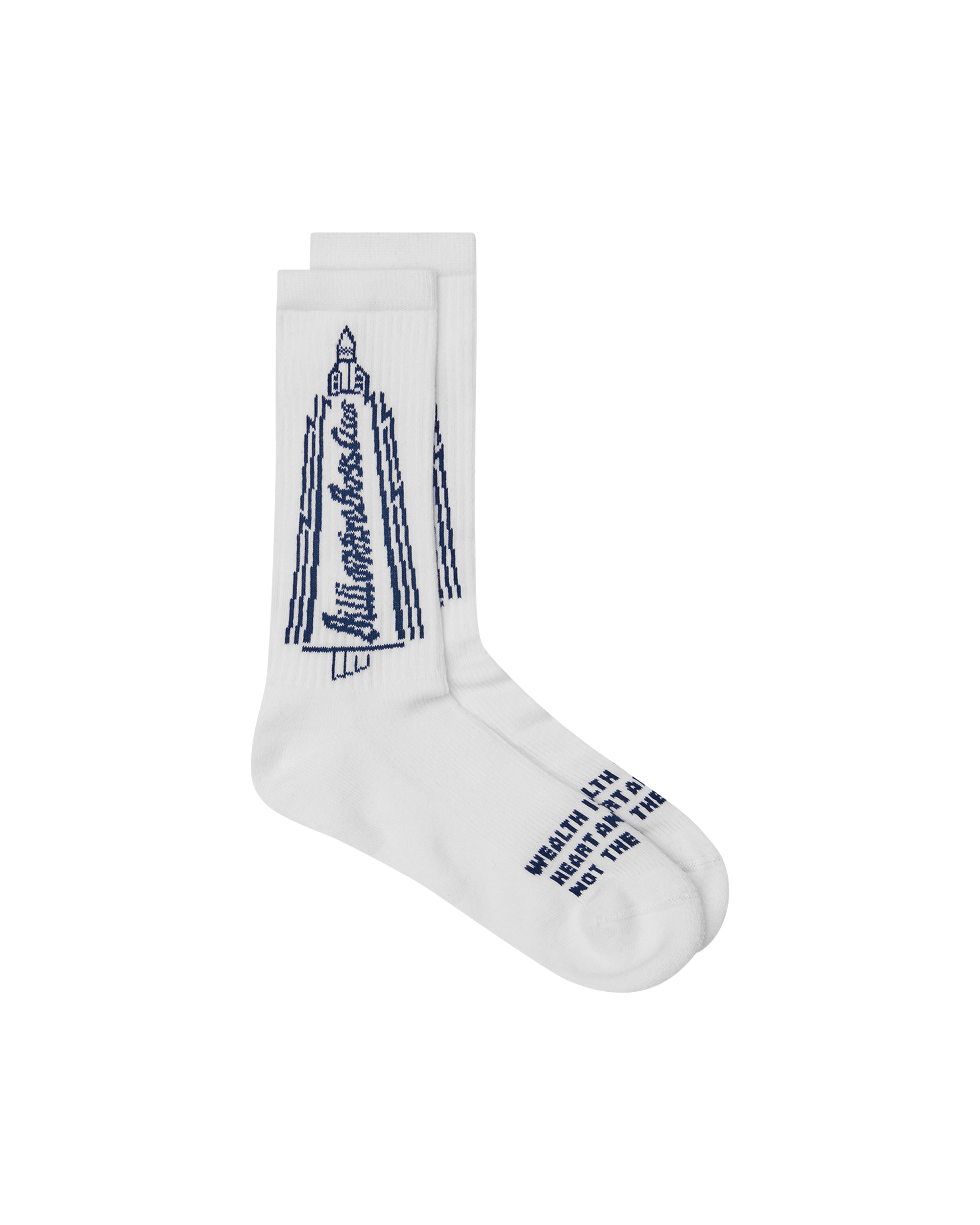 Stylish Rocket Logo Crew Socks